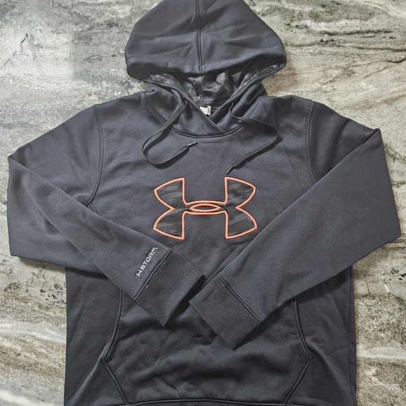 under armour black hoodie size large - Picture 1 of 2